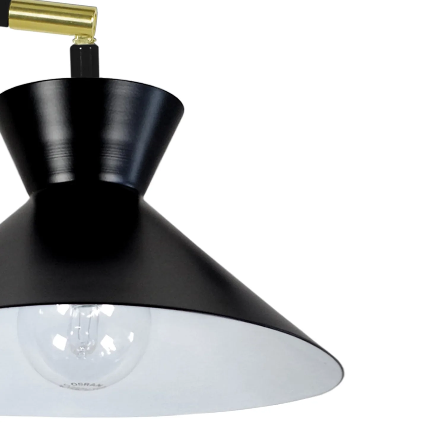 Tosel Leeds Lampada Scrivania Snodabile Metallo Nero 20x45 cm E27