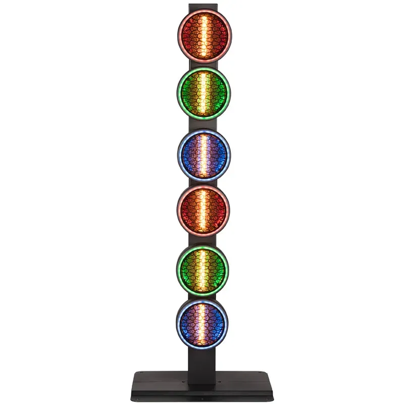 American DJ Flux FX effetto luce LED 3 teste RGB ambra