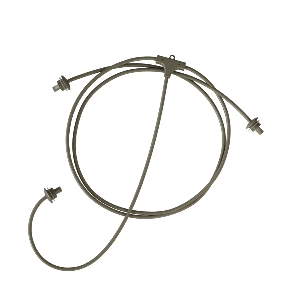 Creative Cables Marina Cavo Connessione T Verde Oliva 140 cm