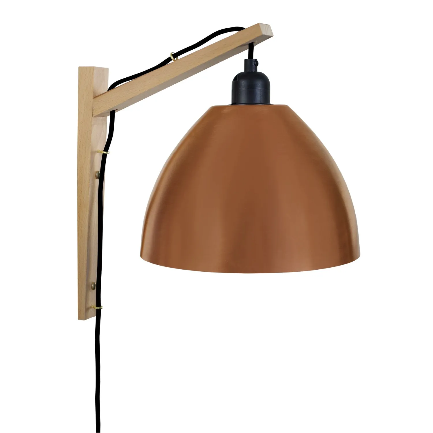 Tosel Kran Celica applique legno naturale E27