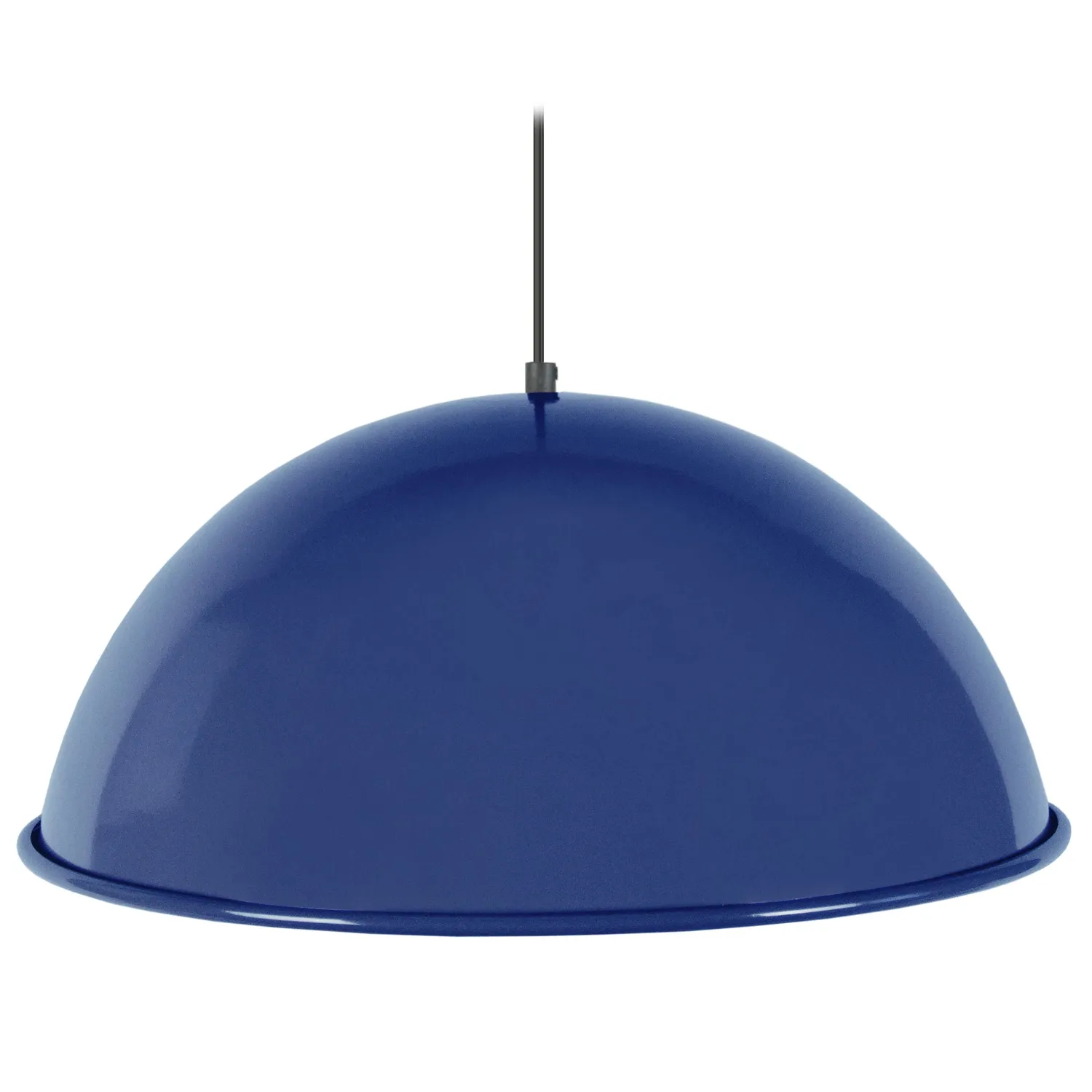 Tosel Gamelle Roué sospensione cupola nero 44x100 cm