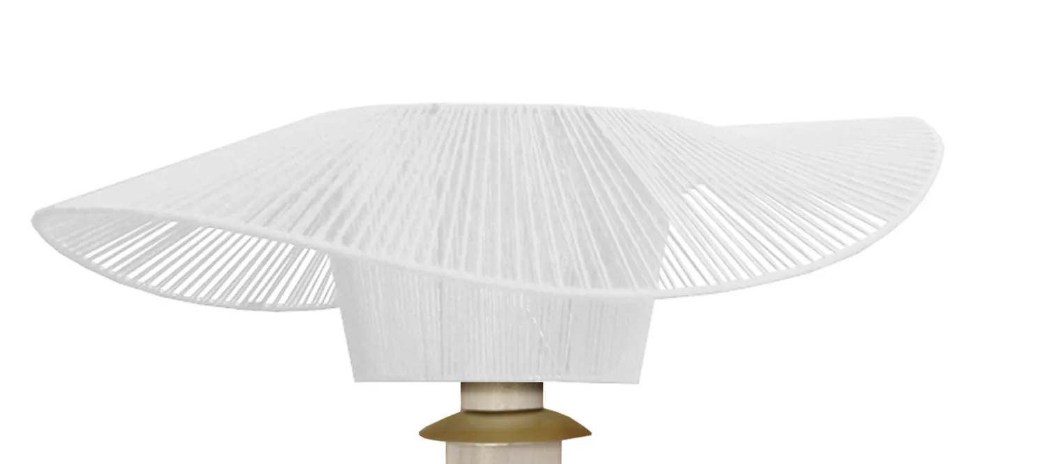Tosel Padua lampada da comodino naturale 40x60cm legno