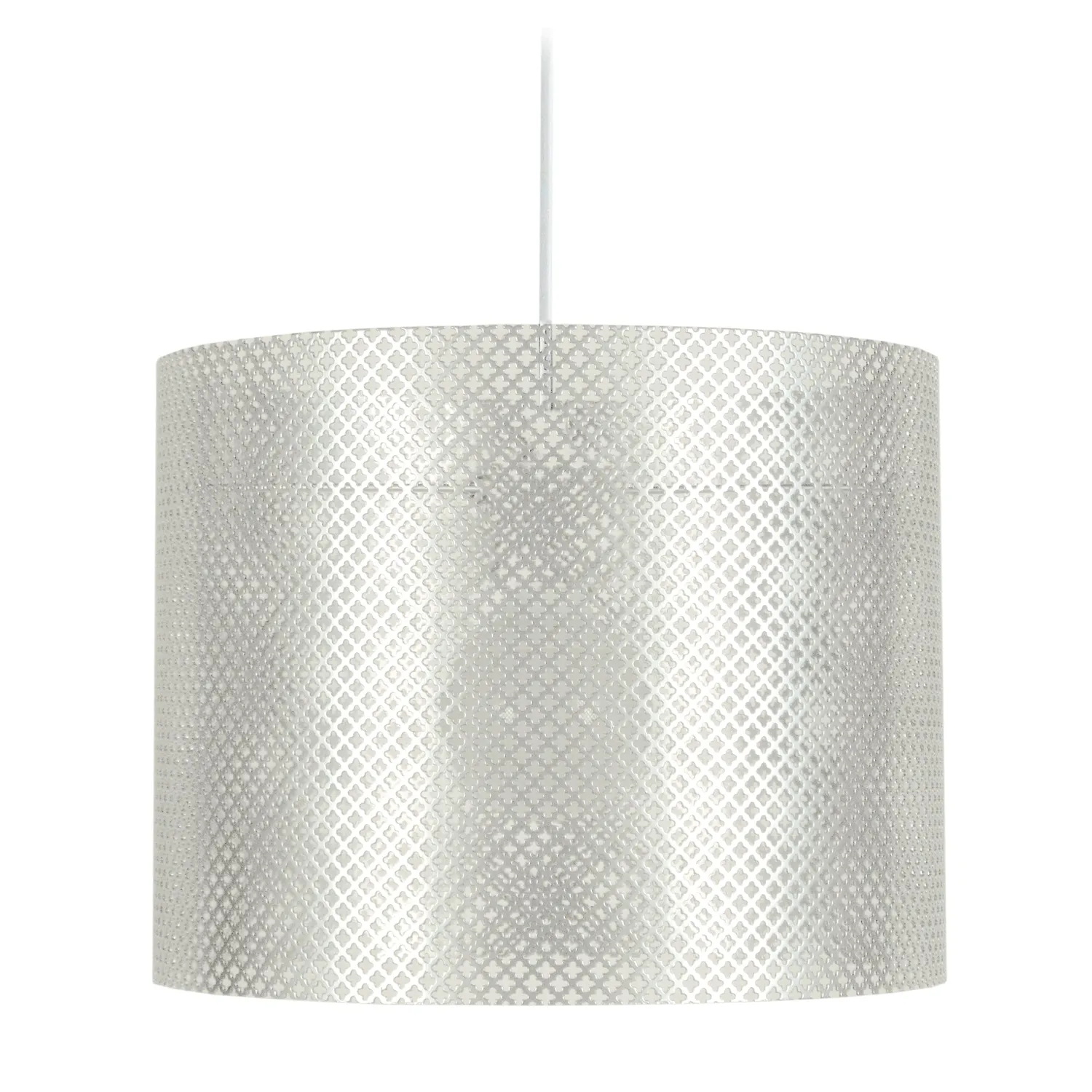 Tosel Cylindre Lacy sospensione bianca metallo D30