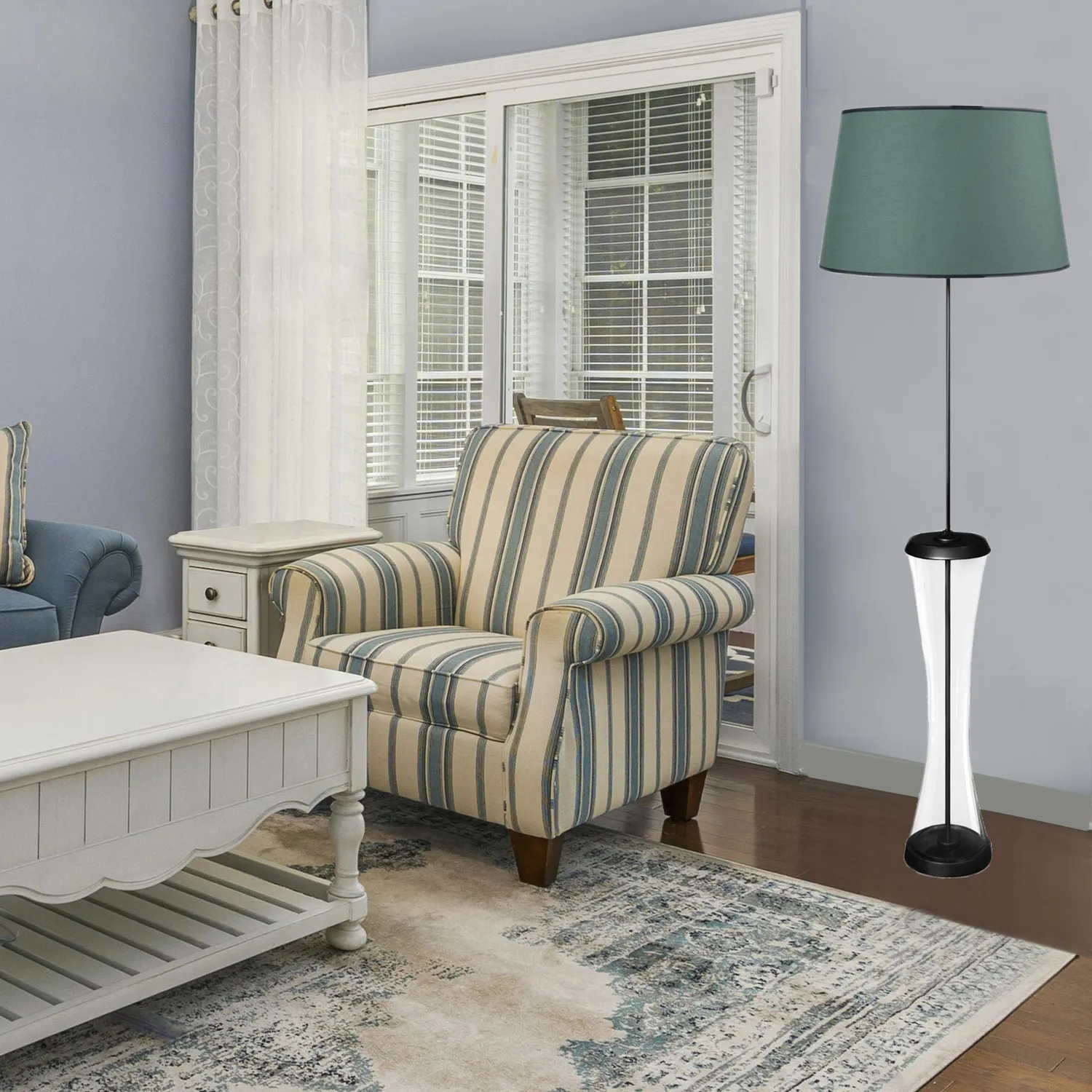 Tosel Ghent piantana colonna 50x160cm bianco