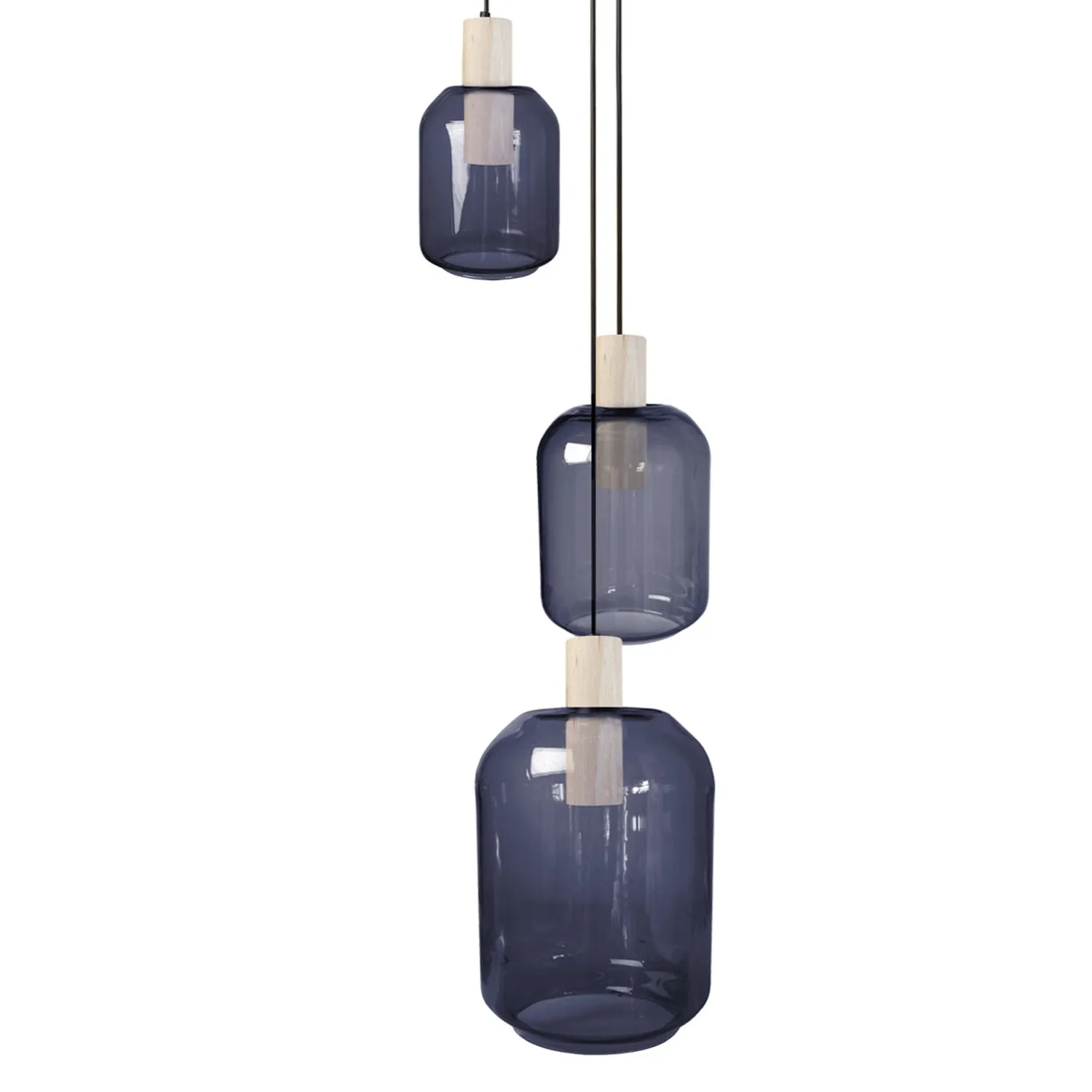 Tosel SVALBARD SMALL lampadario 3 luci E27 tondo