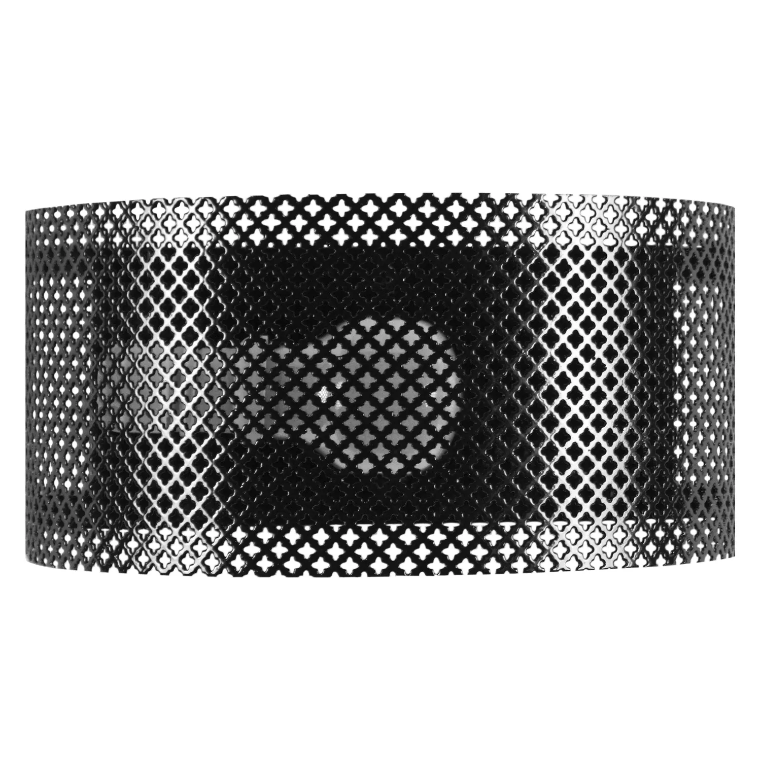 Tosel Cylindre Lacy applique 25x11cm bianco avorio metallo