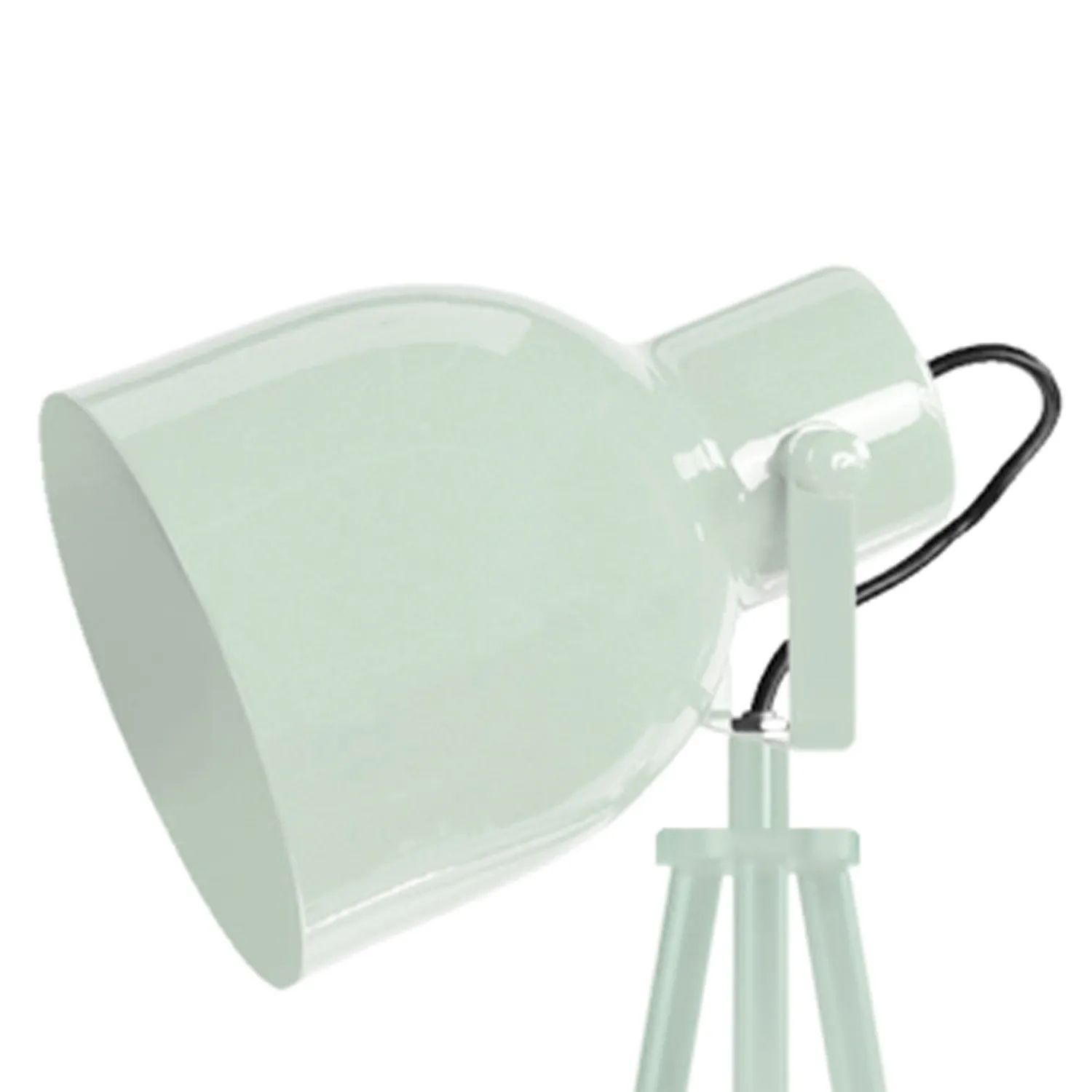 Tosel Carlson piantana treppiede avorio 155cm E27 metallo