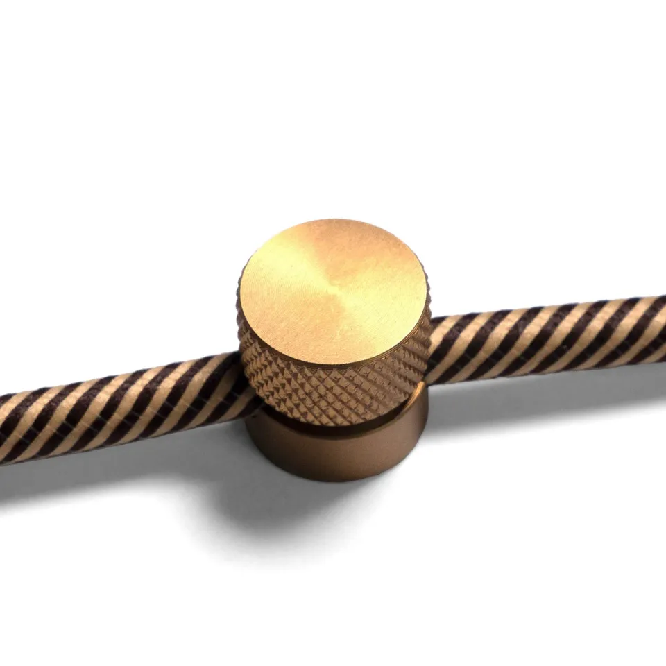 Creative Cables Sarè fermacavo bronzo satinato 2 pezzi