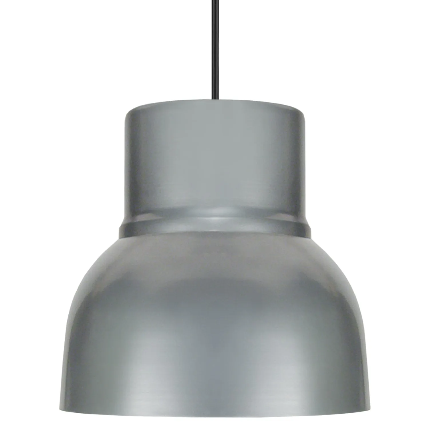Tosel Cloche sospensione 25x100cm bianca cupola E27