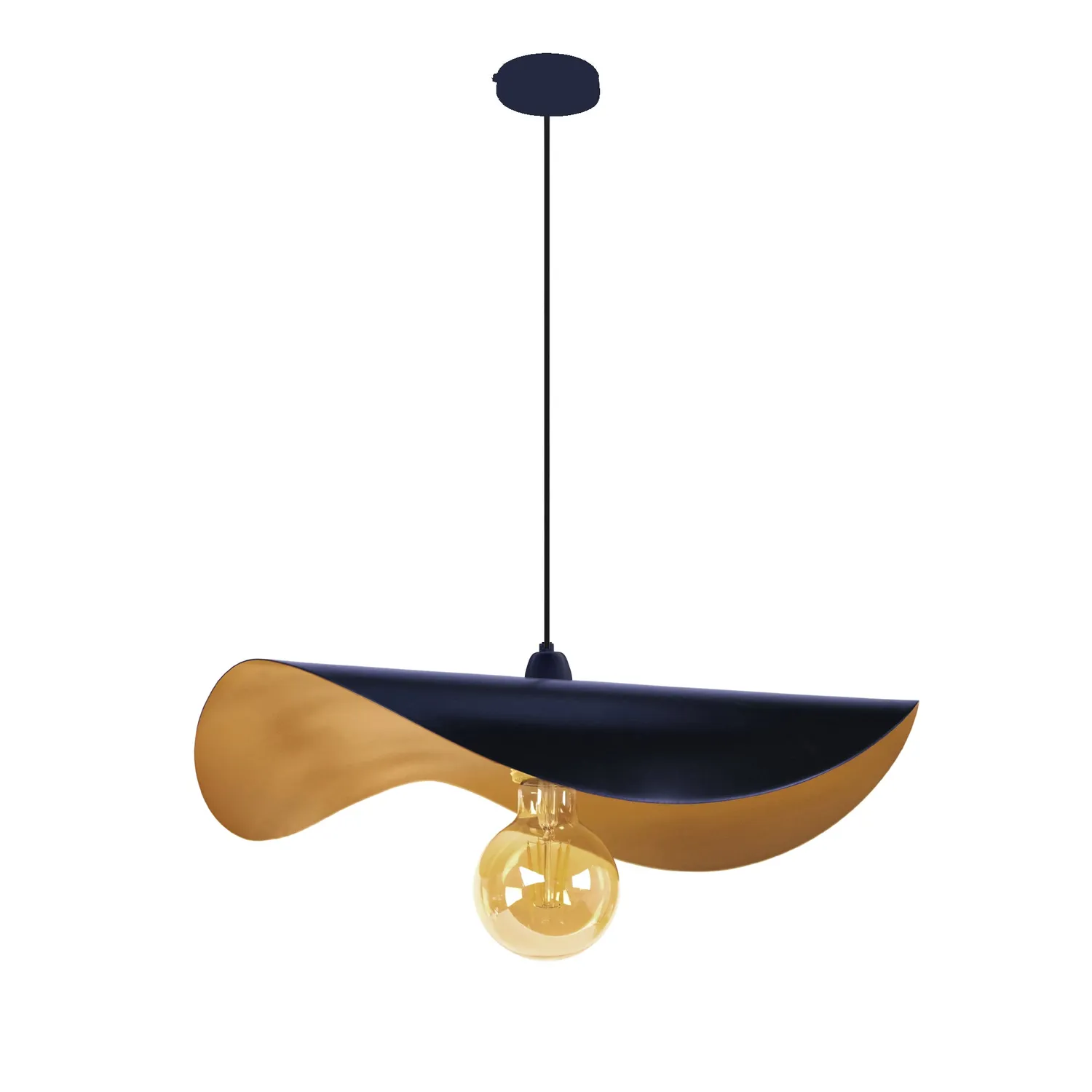 Tosel Madame sospensione blu metallo D40