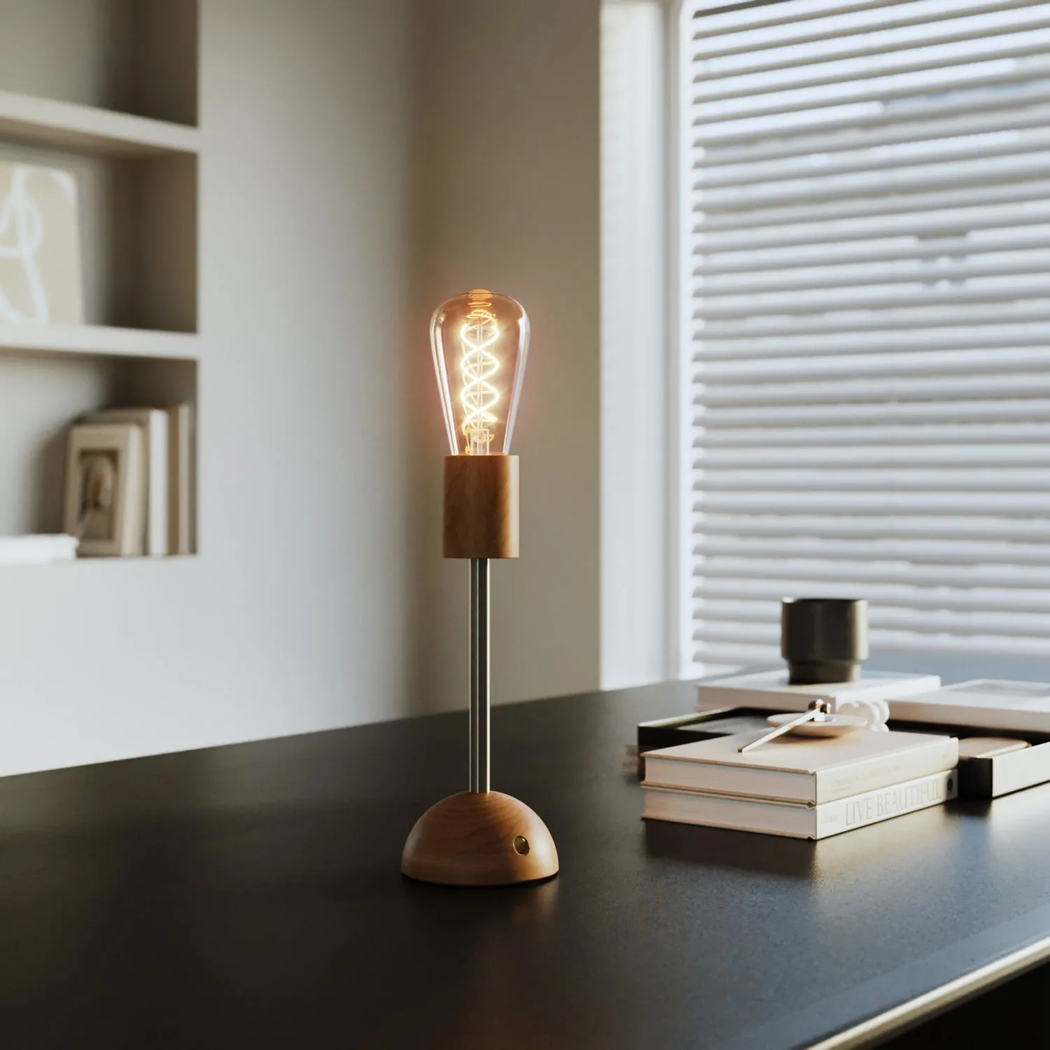 Creative Cables Cabless02 lampada portatile legno neutra Edison