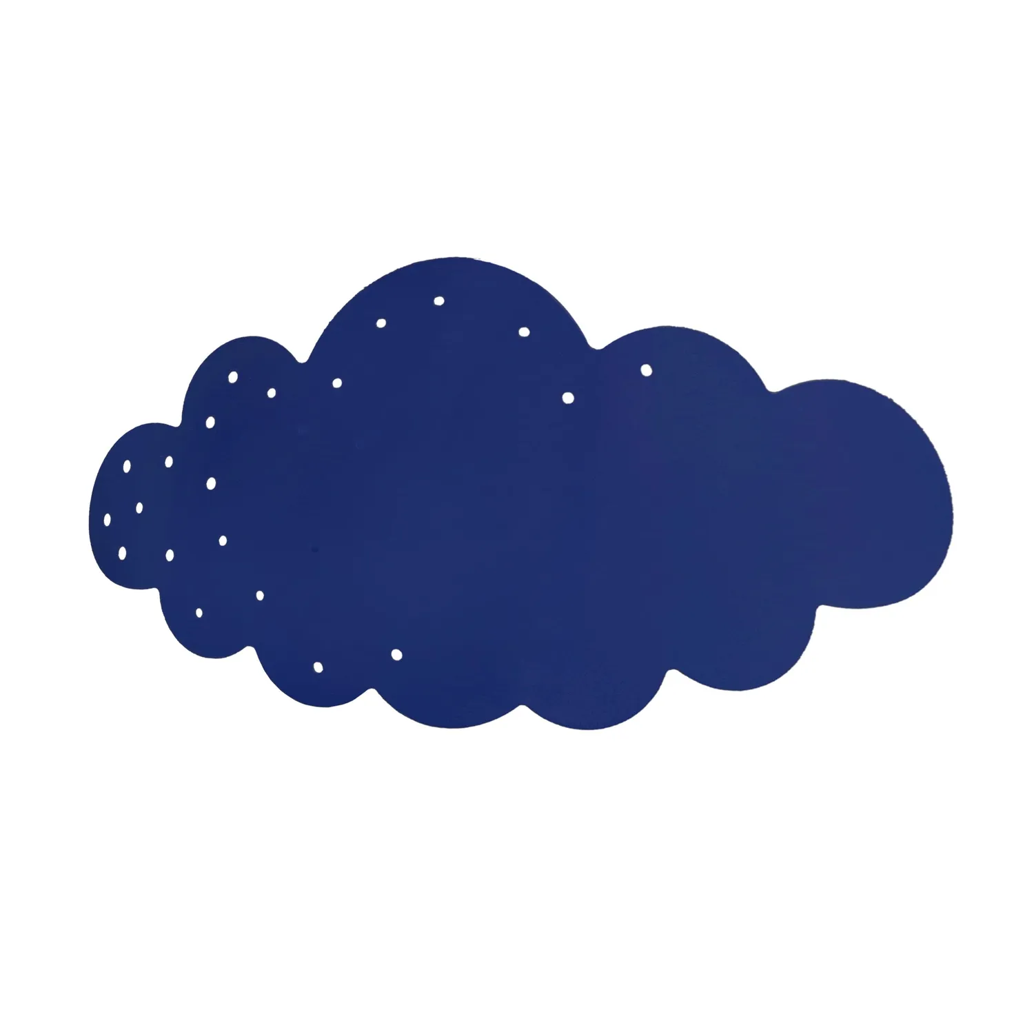 Tosel Nuage Applique Nuvola Bianca 34x9 cm Metallo