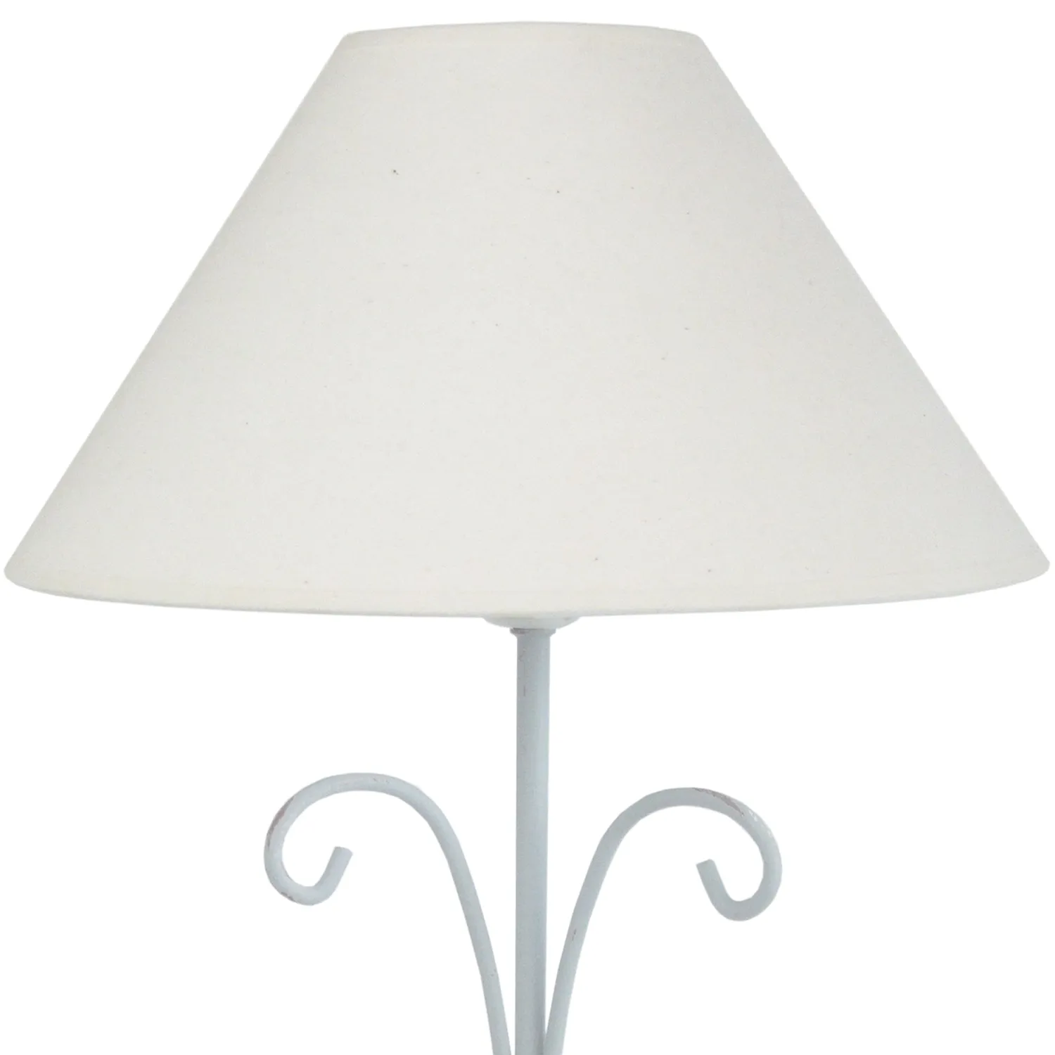 Tosel Carcassonne lampada tavolo 30x51 cm bianco ecru