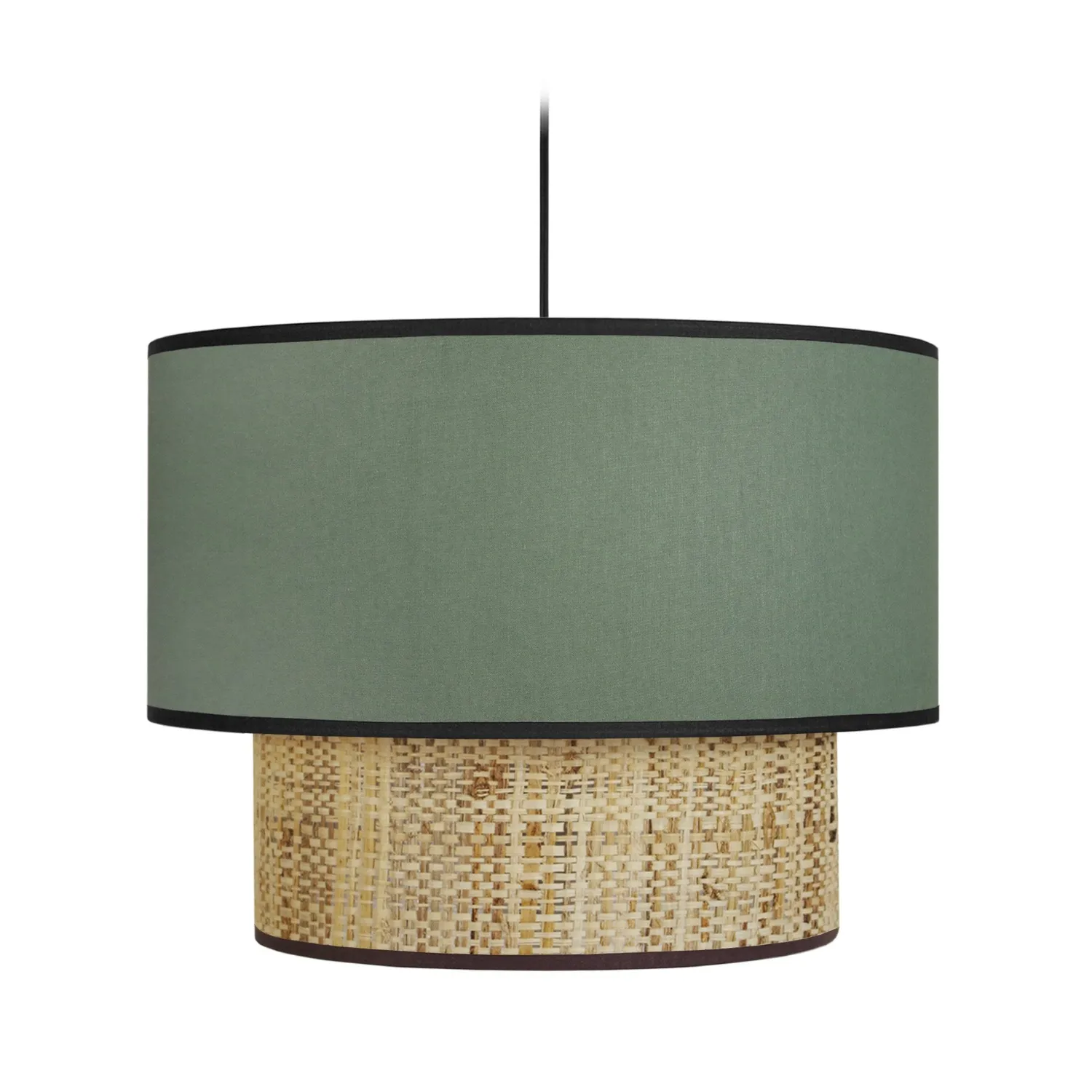 Tosel Cochin B sospensione cilindro 100 cm crema tessuto