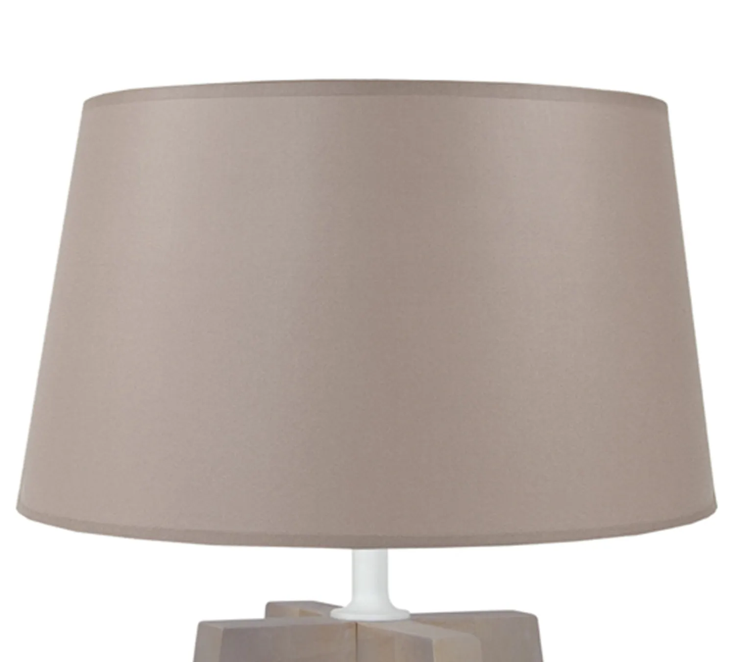 Tosel Lot Quadripode lampada tavolo 25x51cm bianca