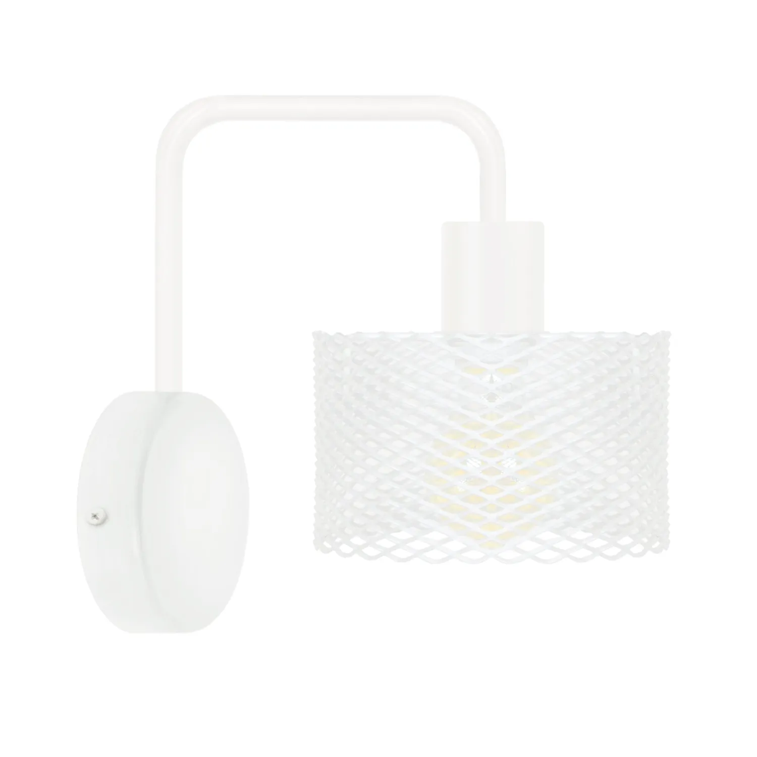 Tosel Adonis applique bianca 22 cm metallo