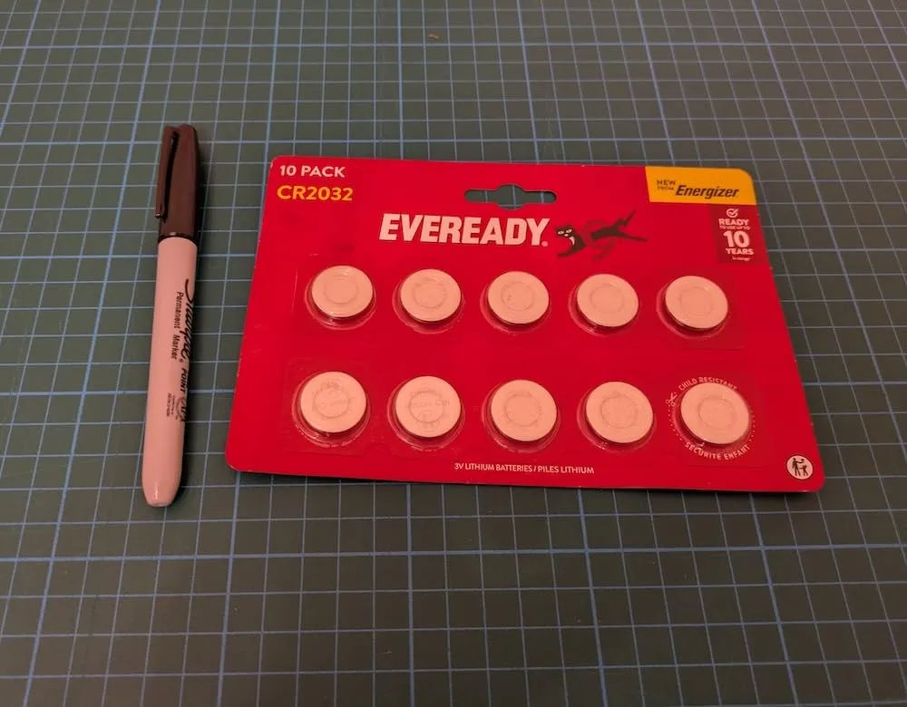 Eveready CR2032 batterie bottone litio 3V confezione 10