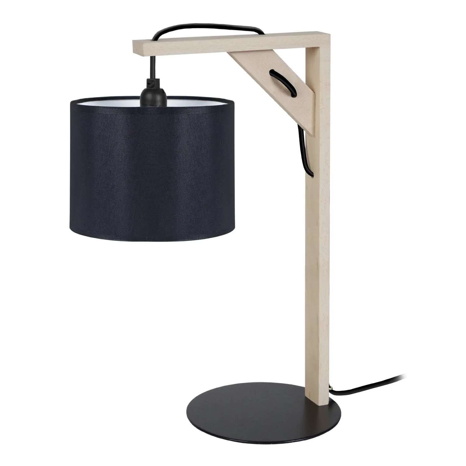 Tosel Equerre lampada tavolo ecrù 16x40 cm