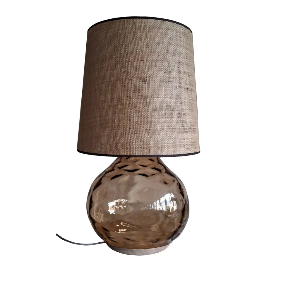 Tosel Burano Big lampada da tavolo trasparente 40x68 cm vetro