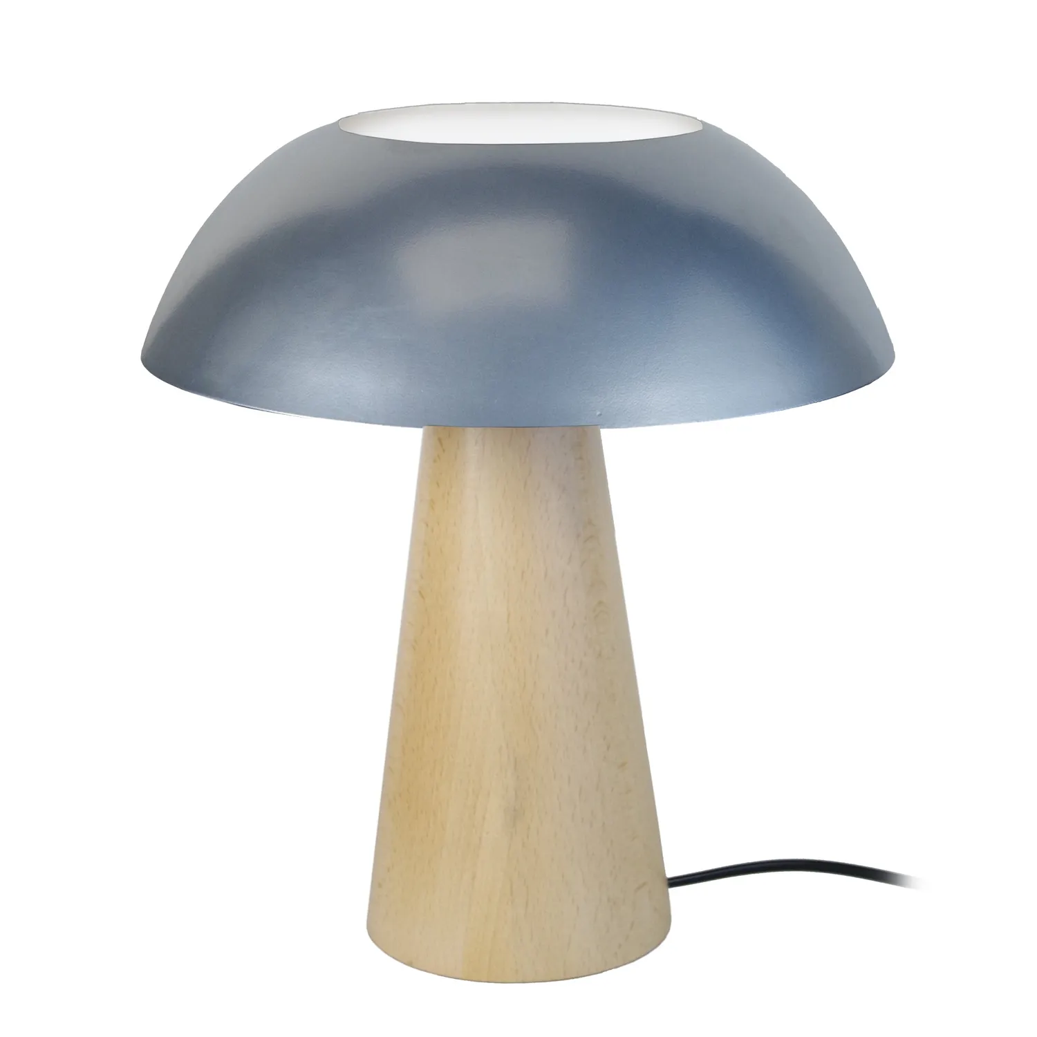 Tosel Star Trek lampada tavolo legno nero 30x35 cm
