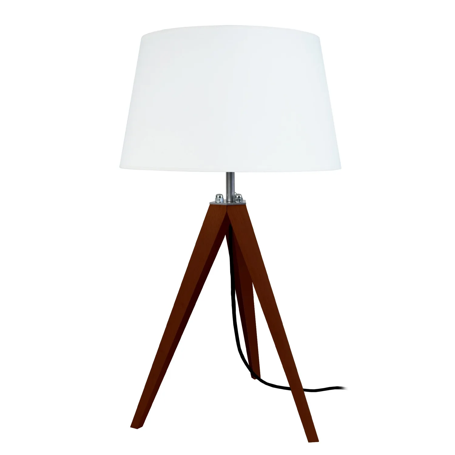 Tosel Idun lampada da tavolo treppiede 30x54cm naturale ecrù