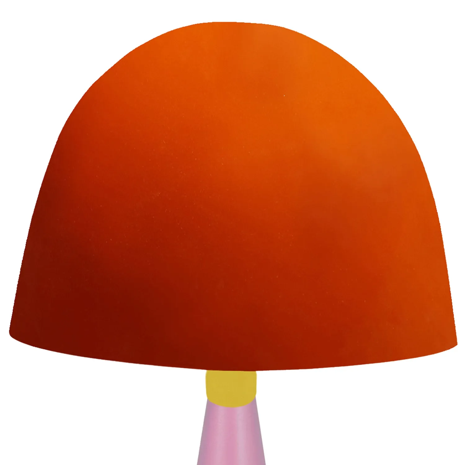 Tosel Petite Janina lampada tavolo arancione E27 22x37 cm