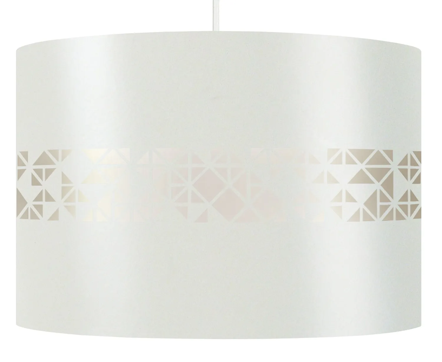Tosel Ikat sospensione cilindro nera E27