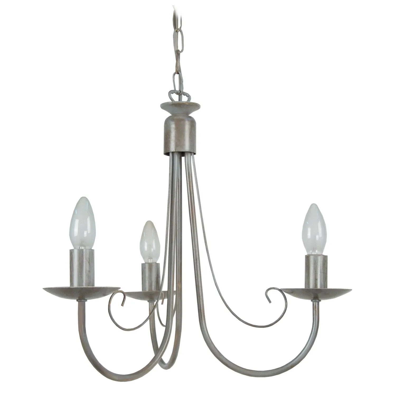 Tosel Côte d'Ivoire lampadario 48 cm grigio