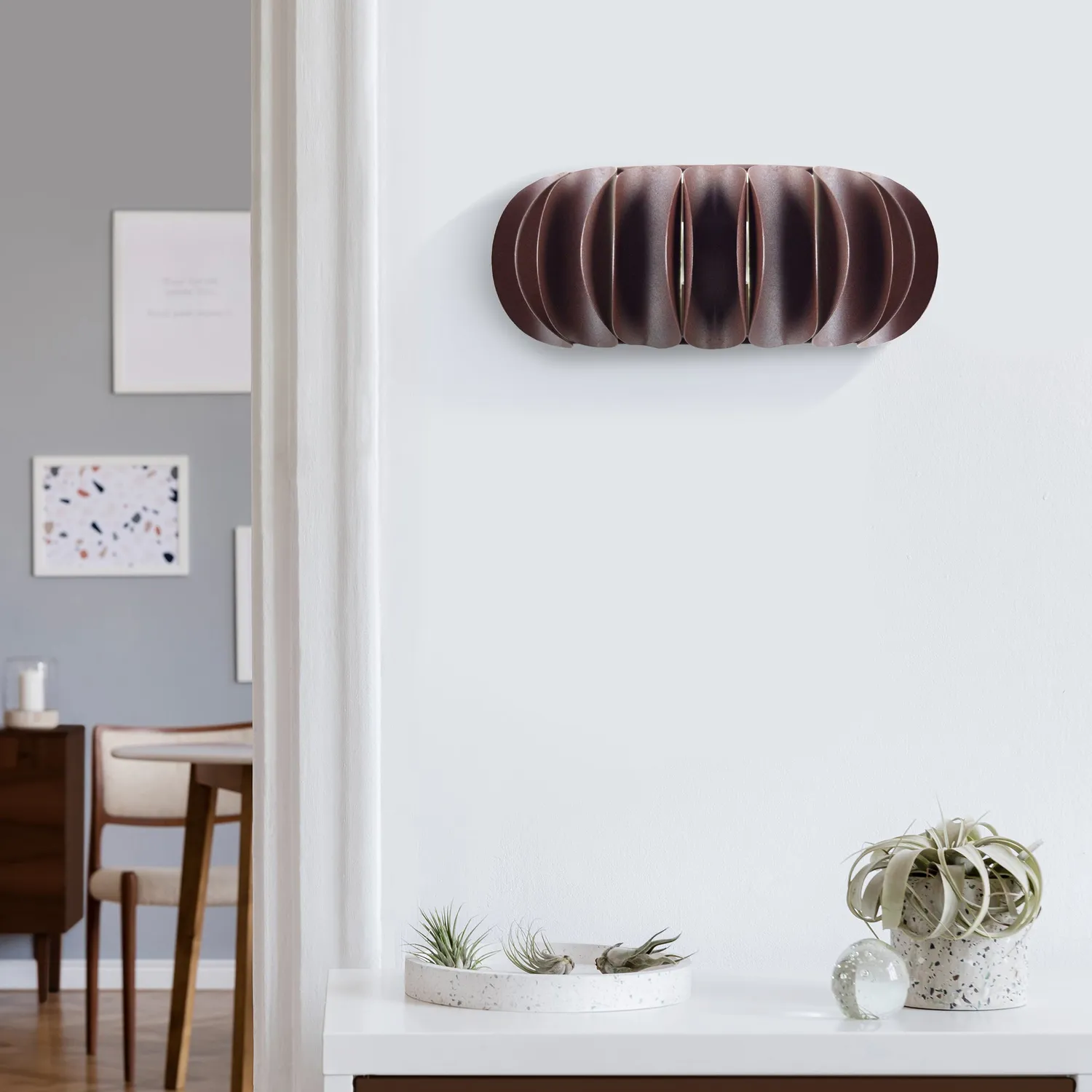 Tosel Tiago applique metallo alluminio 30x12cm luce su e giù