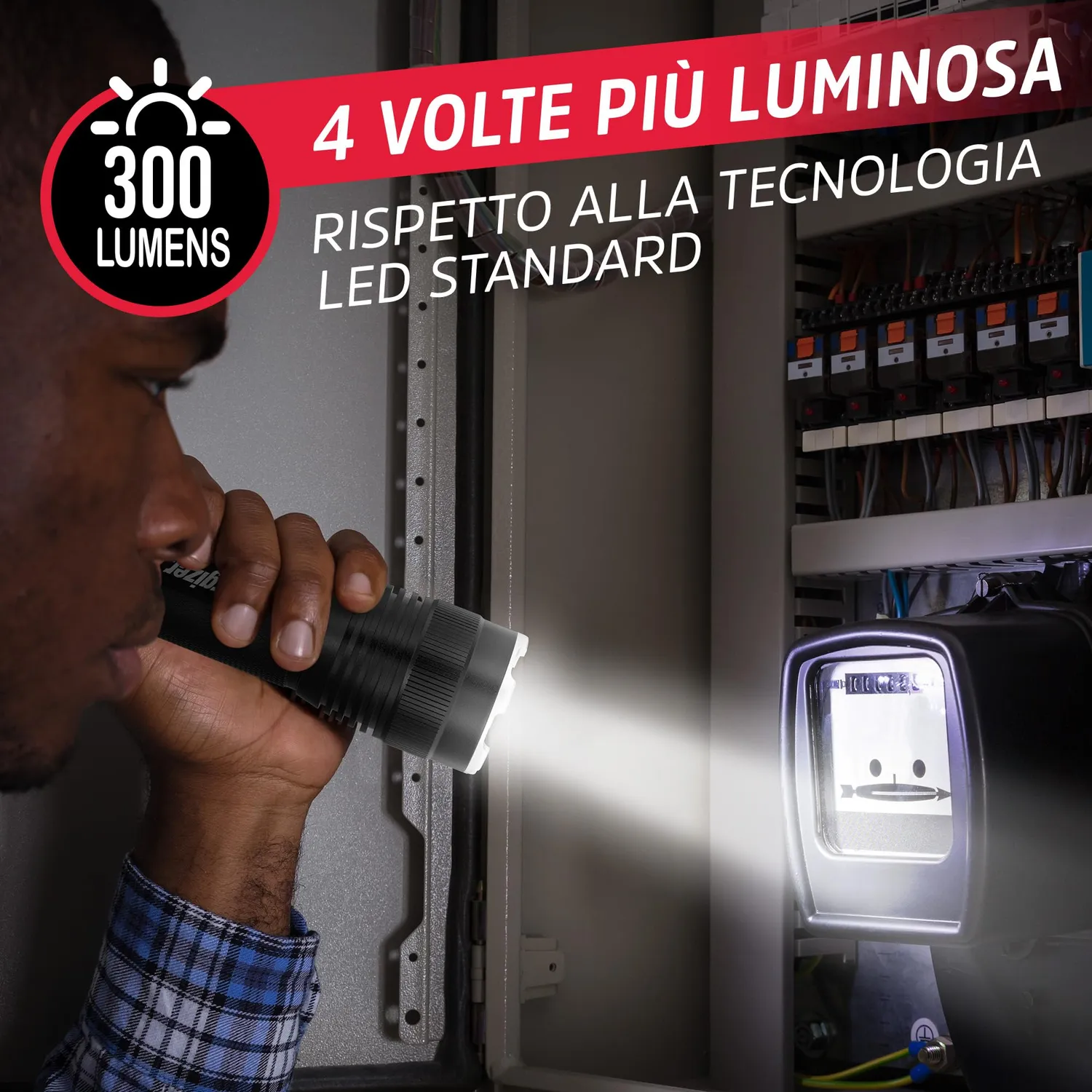 Eveready Torcia LED Nera 270 Lumen 2 pezzi AAA