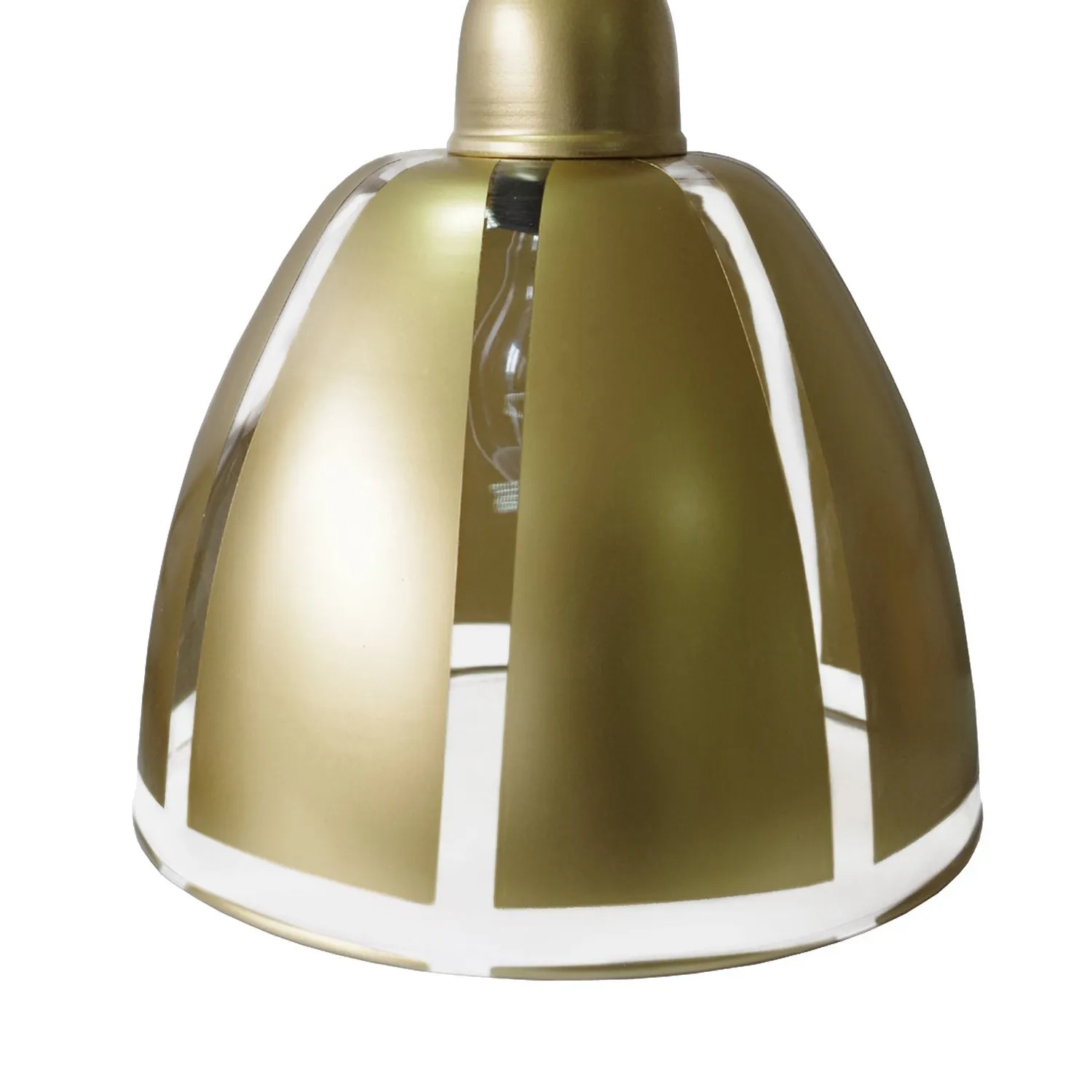 Tosel Ancona sospensione vetro bianco 29cm E27 dimmerabile