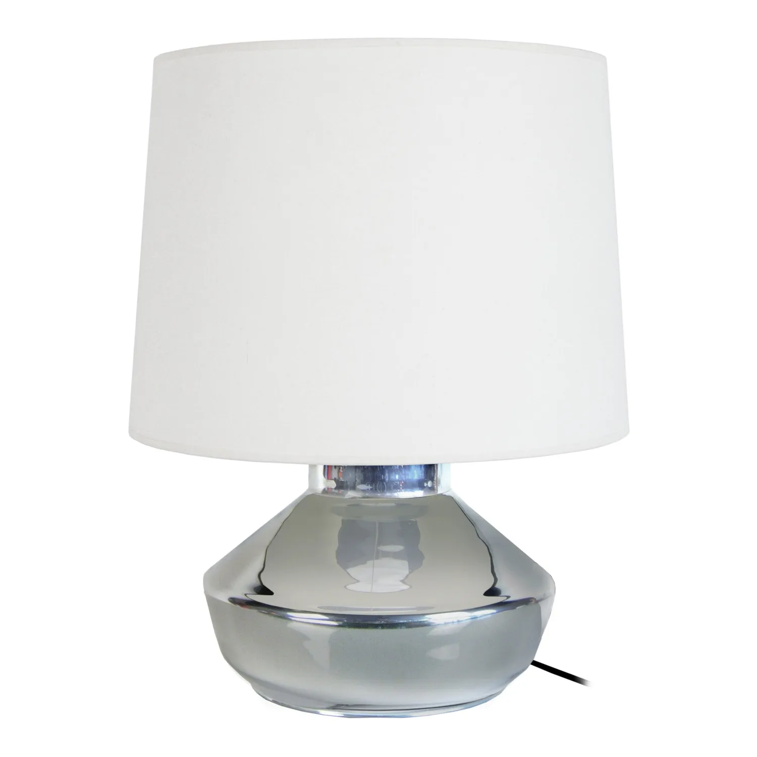 Tosel Espoo lampada tavolo vetro 40cm oro bianco