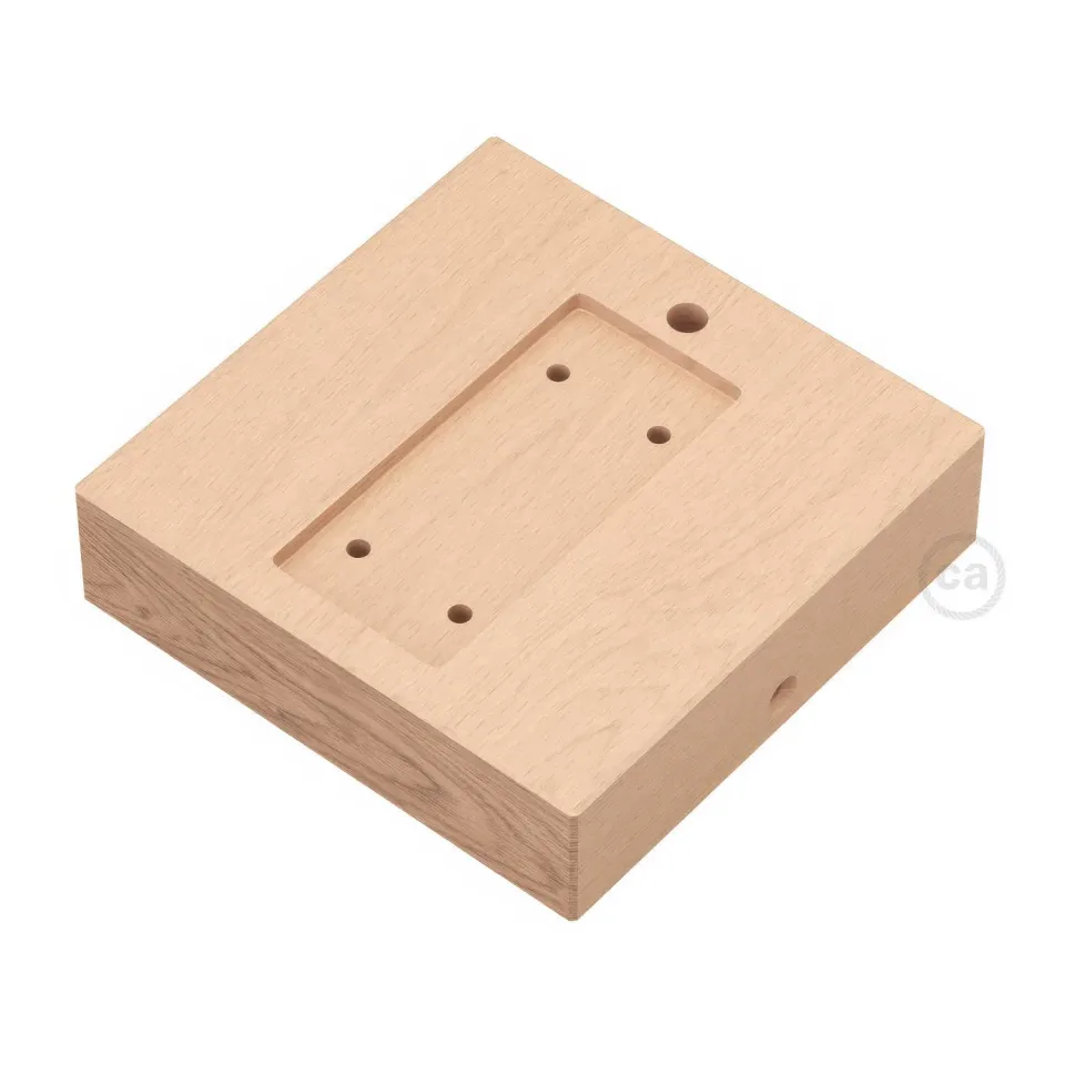 Creative Cables Archet(To) supporto quadrato legno naturale