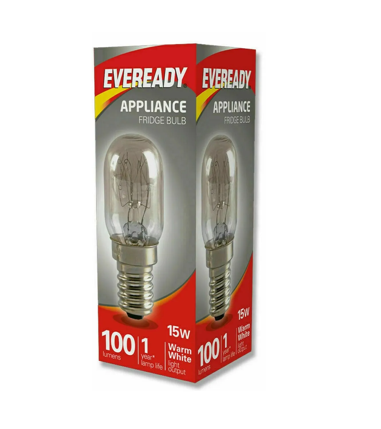 Eveready lampadina frigo E14 15W 4 pezzi bianco caldo