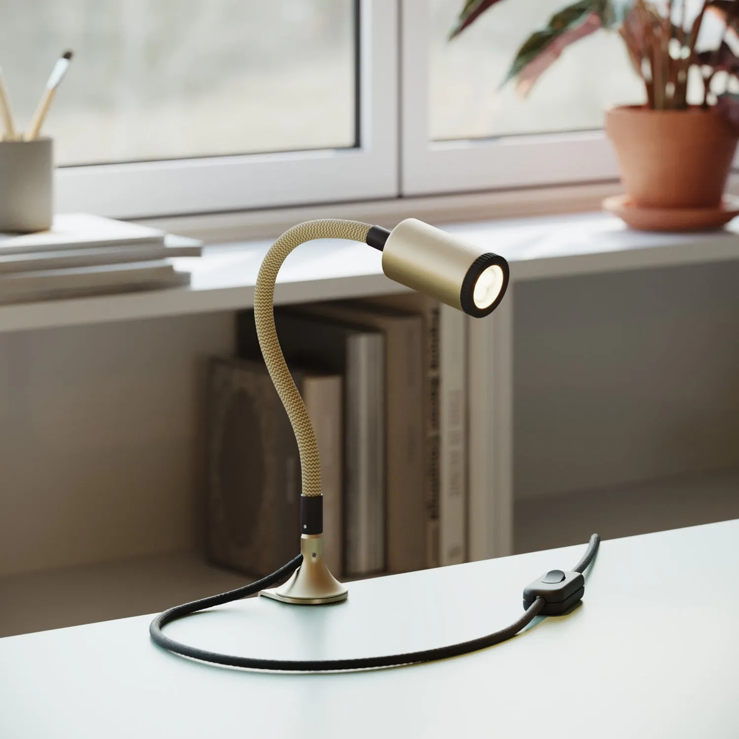 Creative Cables MAG-Y Morsetto tavolo bronzo satinato