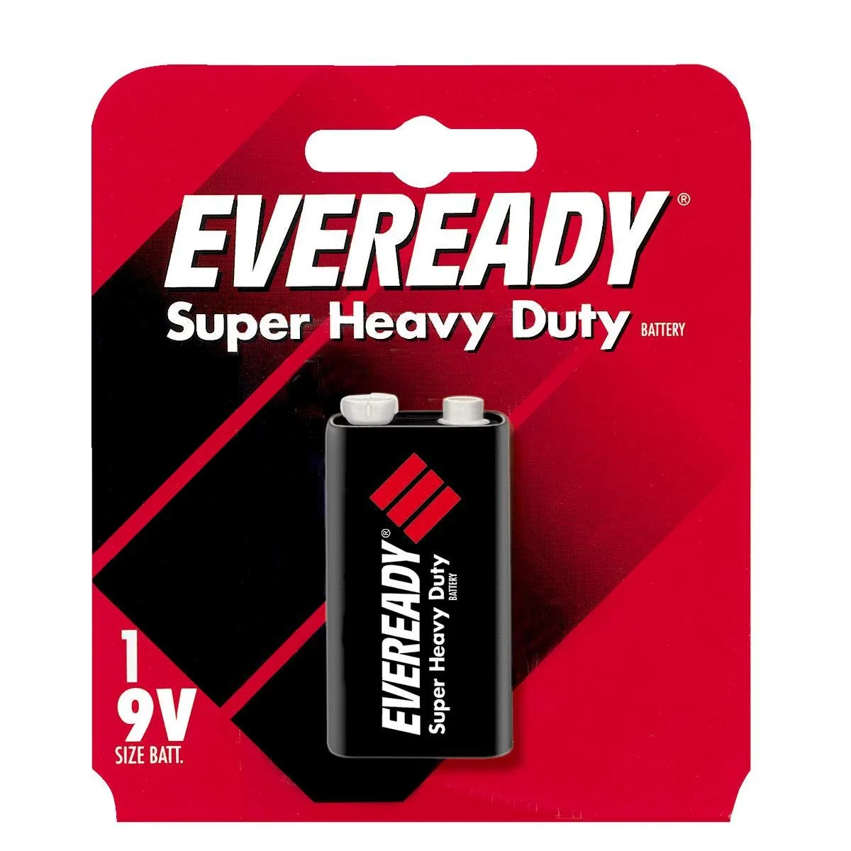 Eveready Super Heavy Duty Batteria 9V Zinco Carbone