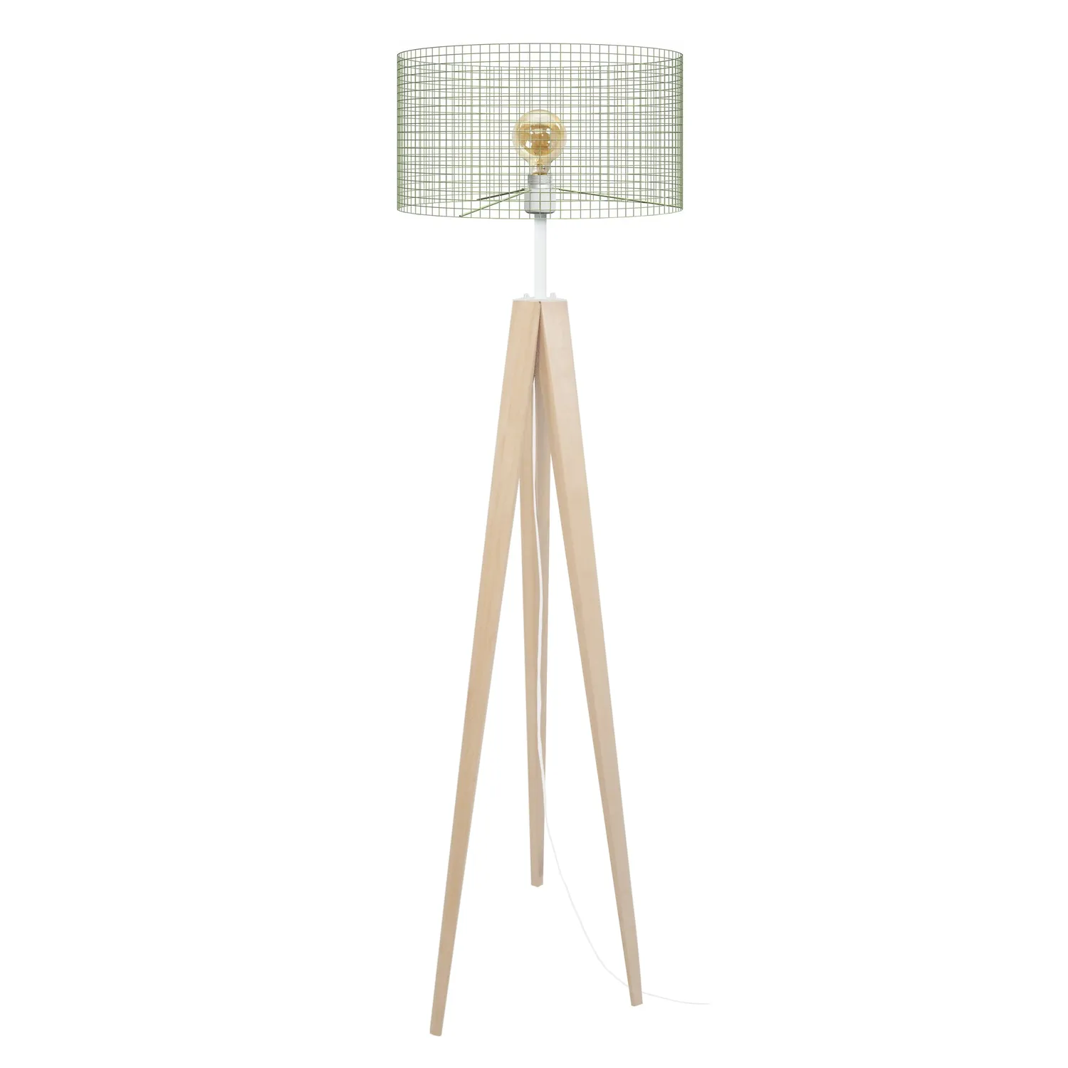 Tosel Noiron piantana 45x160cm legno E27