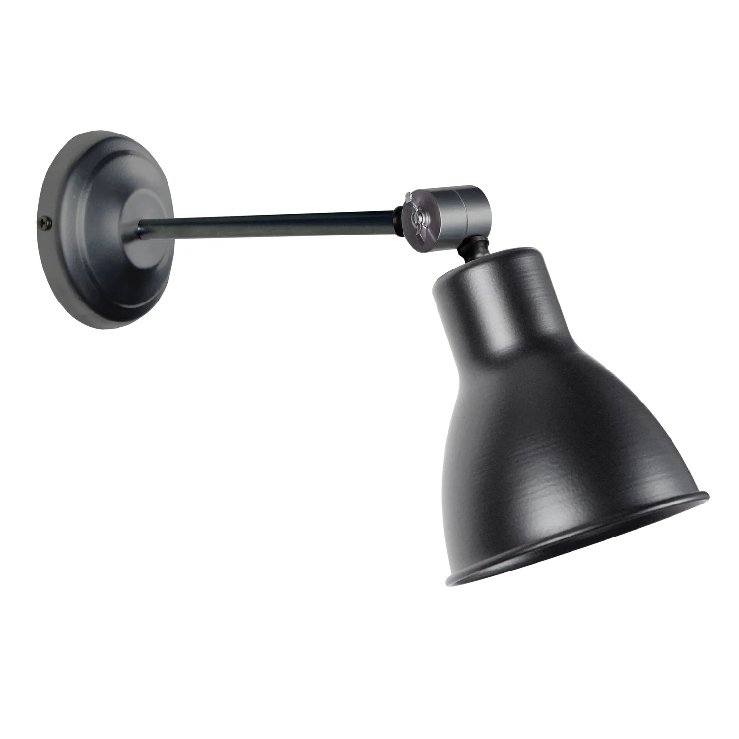 Tosel Watford Applique Snodata Metallo Nero E27