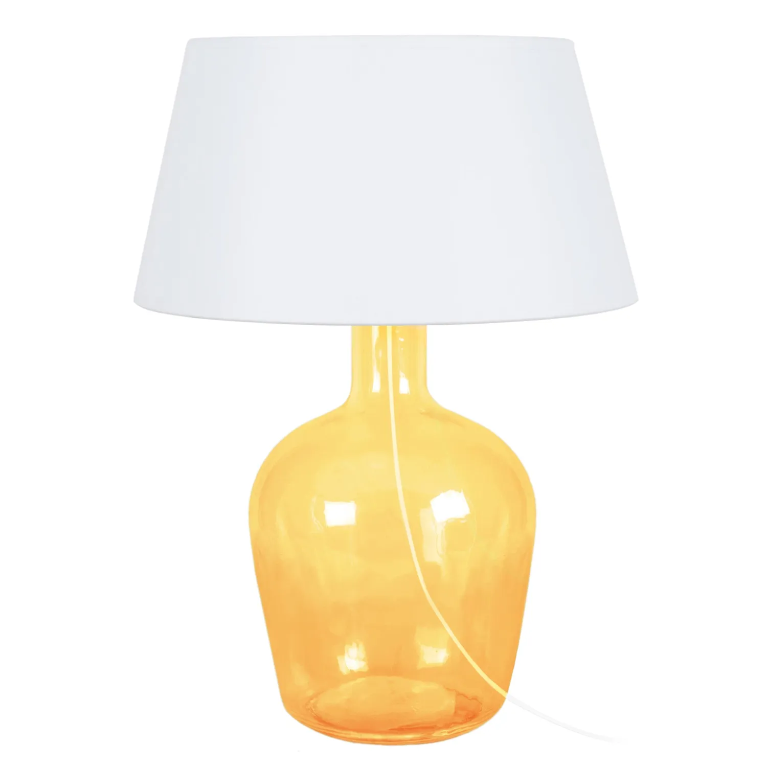 Tosel Bordeaux lampada da tavolo vetro fumé 35x50 cm
