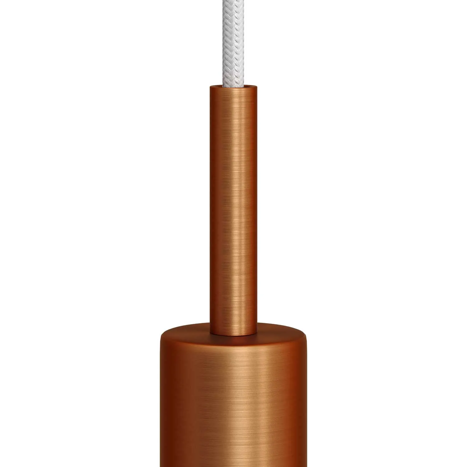 Creative Cables Serracavo Cilindrico Metallo 7 cm Rame Satinato