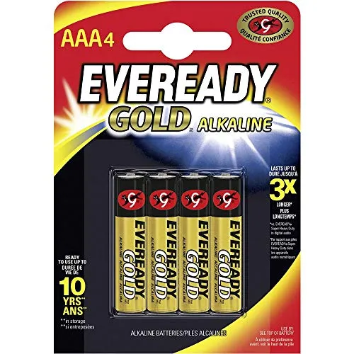 Eveready Gold pile alcaline AAA 4 pezzi