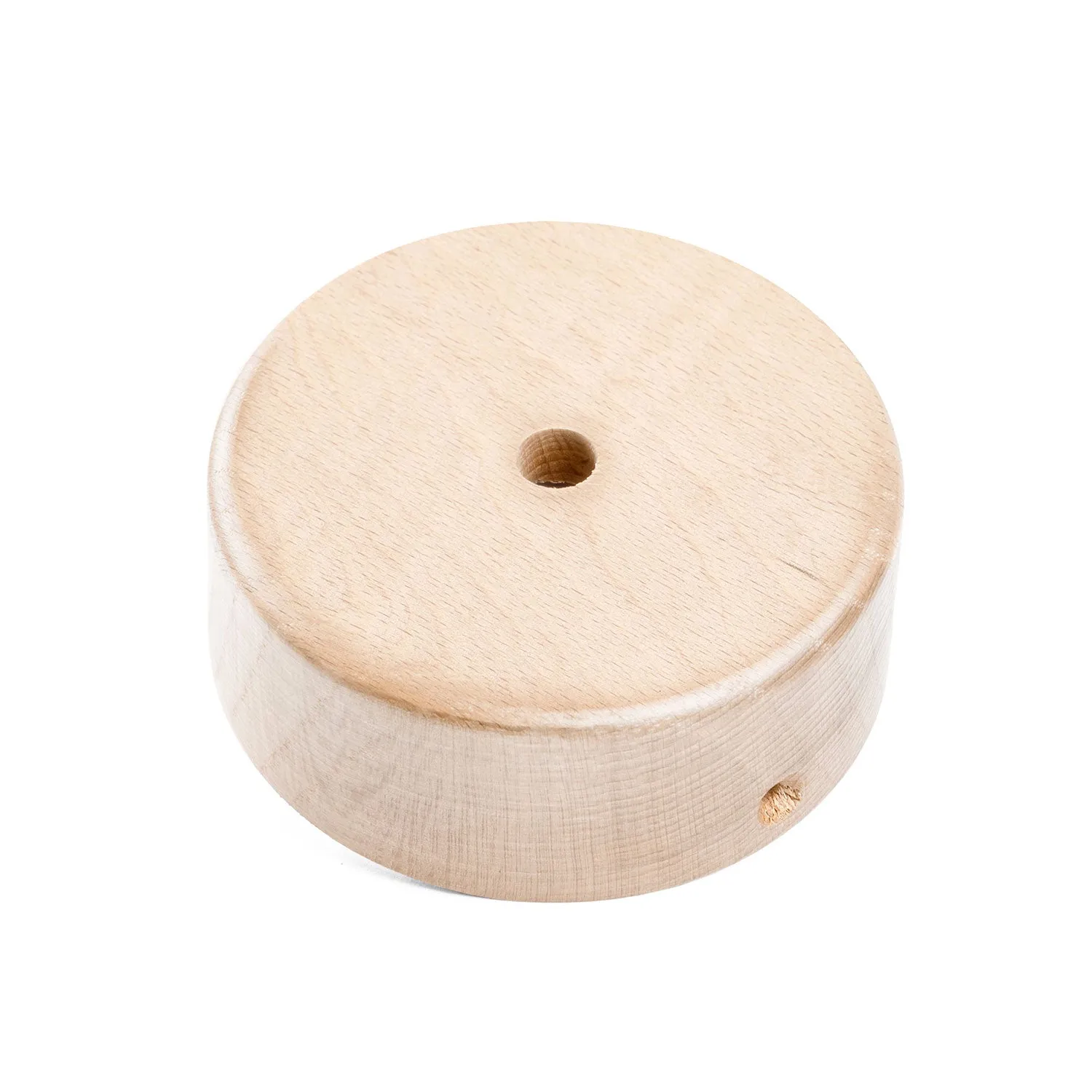 Creative Cables Mini Rosone Legno Neutro 1 Foro 88 mm
