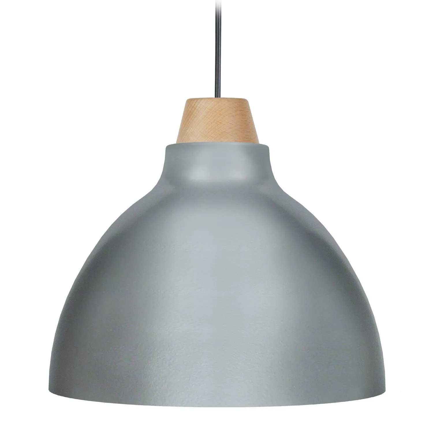 Tosel Camilla sospensione campana nera 24 cm