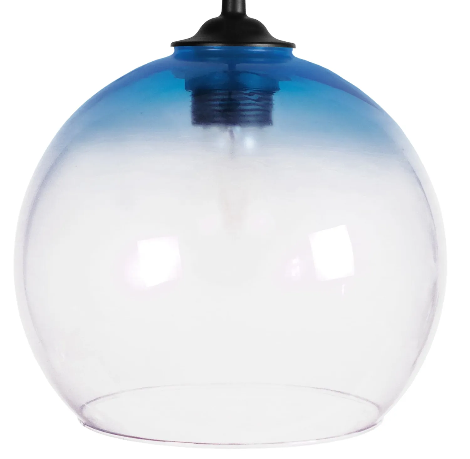 Tosel Globo Sospensione Vetro Gialla 20x100cm