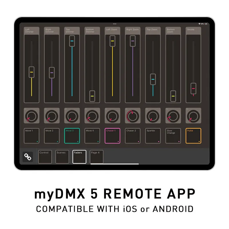 American DJ myDMX 5 controller luci DMX