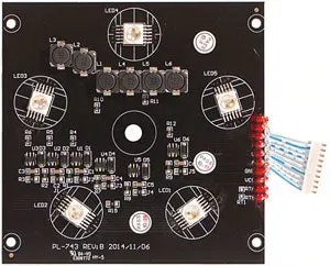 American DJ WiFly EXR Hex Par PL-743 scheda LED ricambio