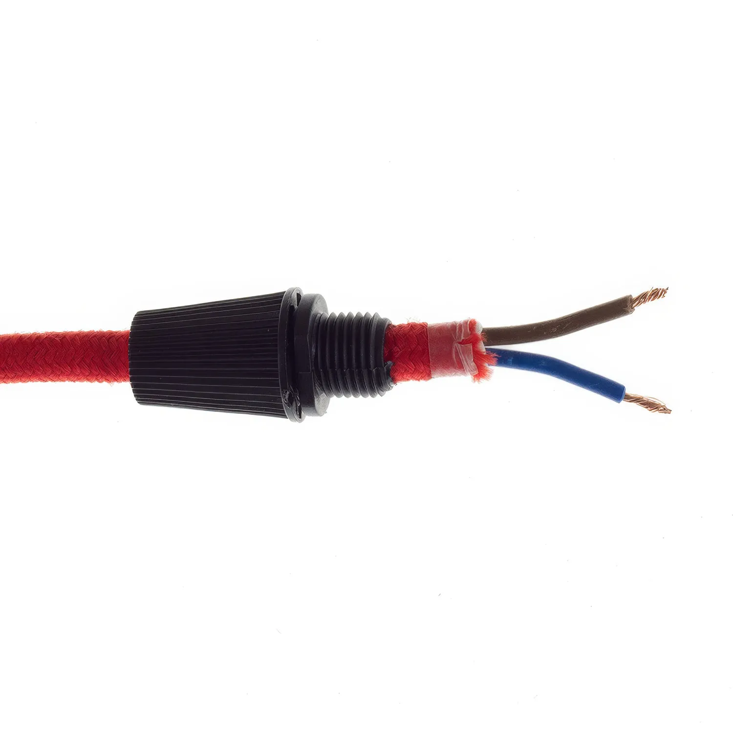 Creative Cables serracavo conico portalampada nero