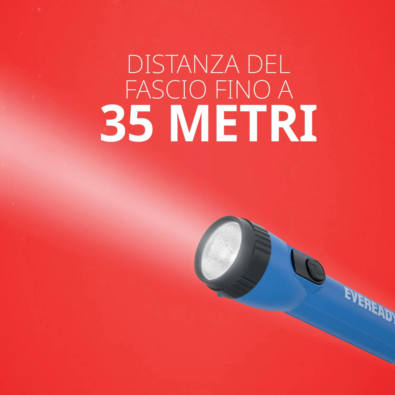 Eveready Torcia LED Super Luminosa Set 4 Pezzi con Pile