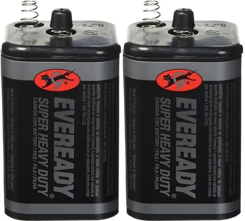 Eveready Super Heavy Duty Batteria 6V Confezione 2 Pezzi