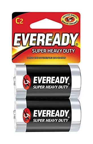Eveready Super Heavy Duty Pila C 1,5V 2 Pezzi